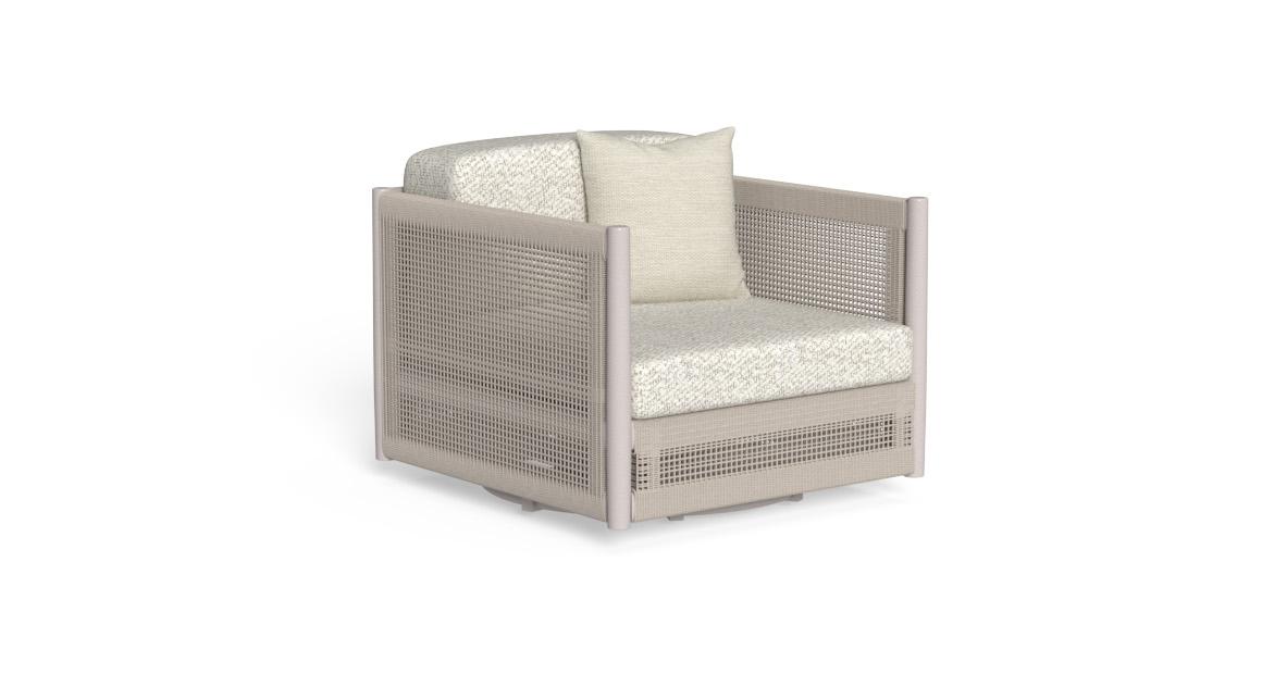 Dolcevita//Alu Sillón Living giratoria