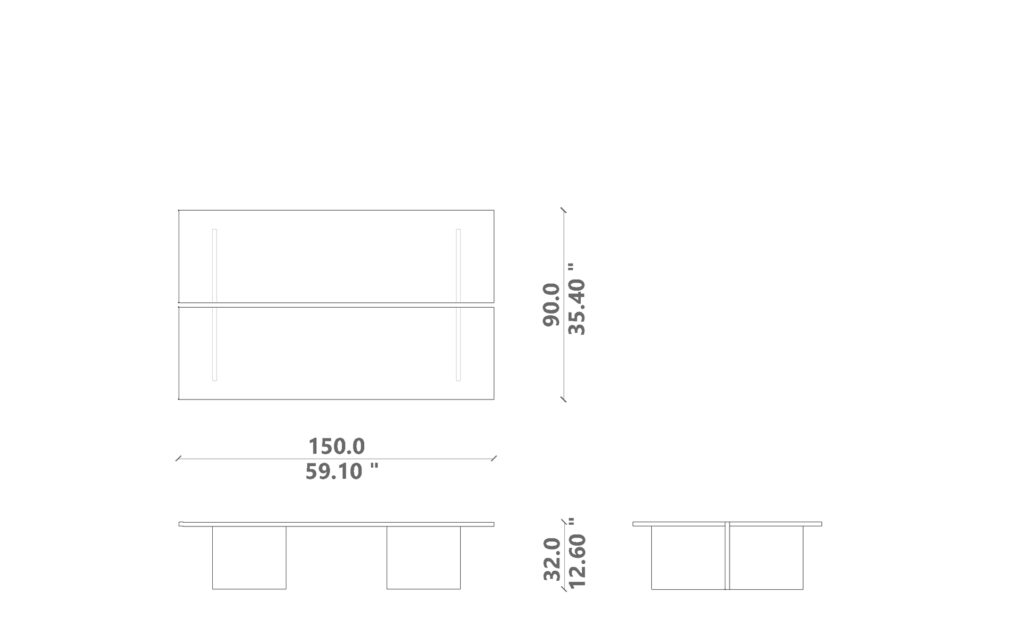 Venice Coffee Table 150x90