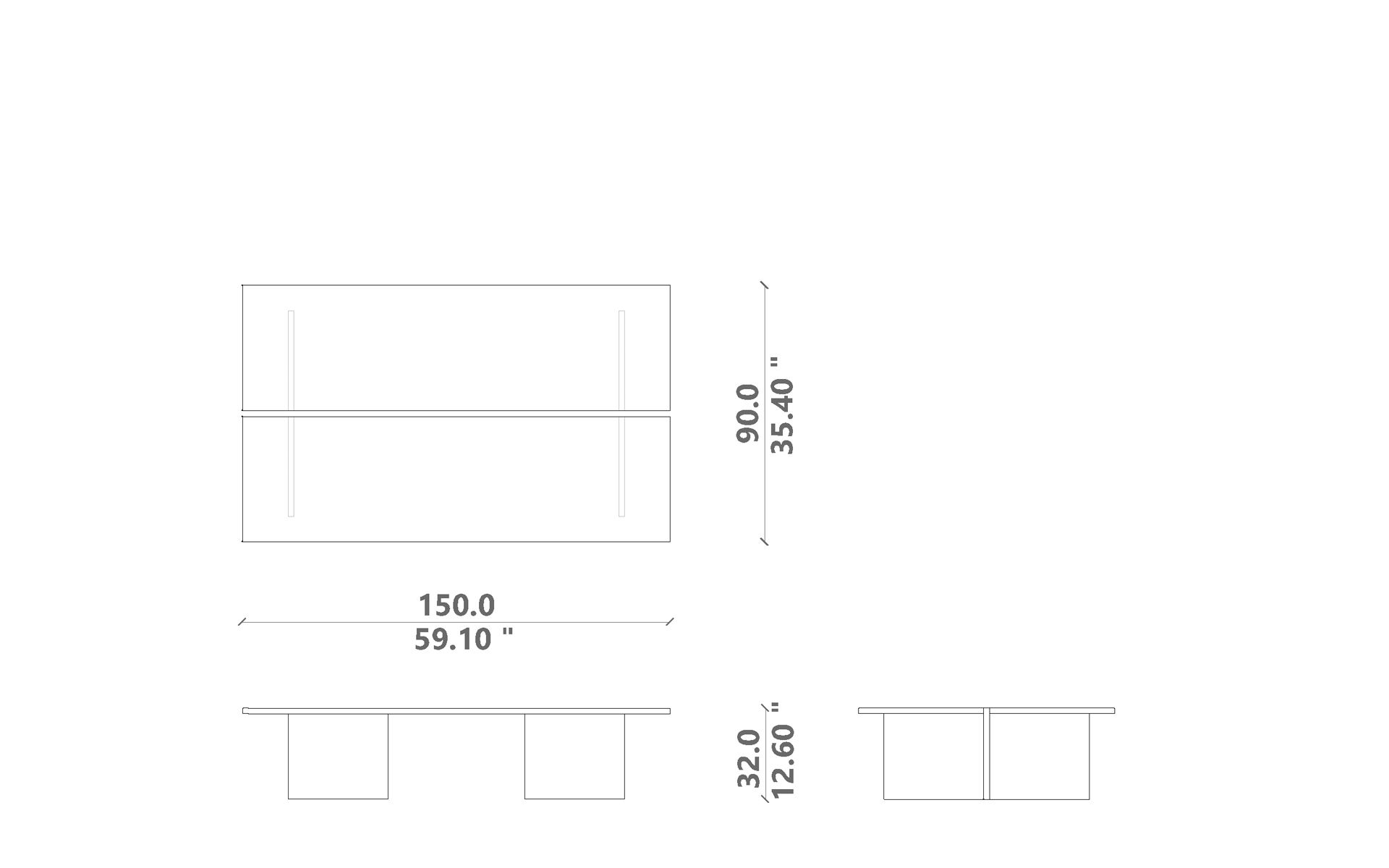 Venice Coffee Table 150x90