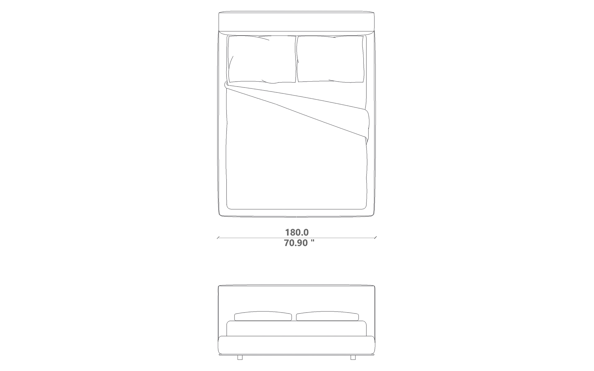 GLBED160 Letto 160x200