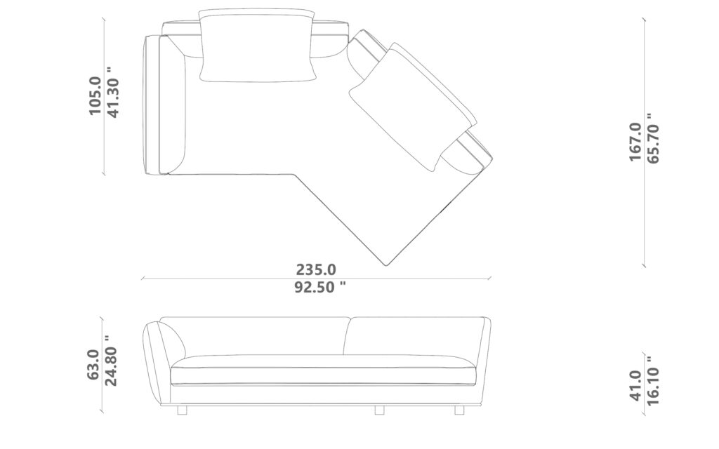 Miles sofa end 02 dx