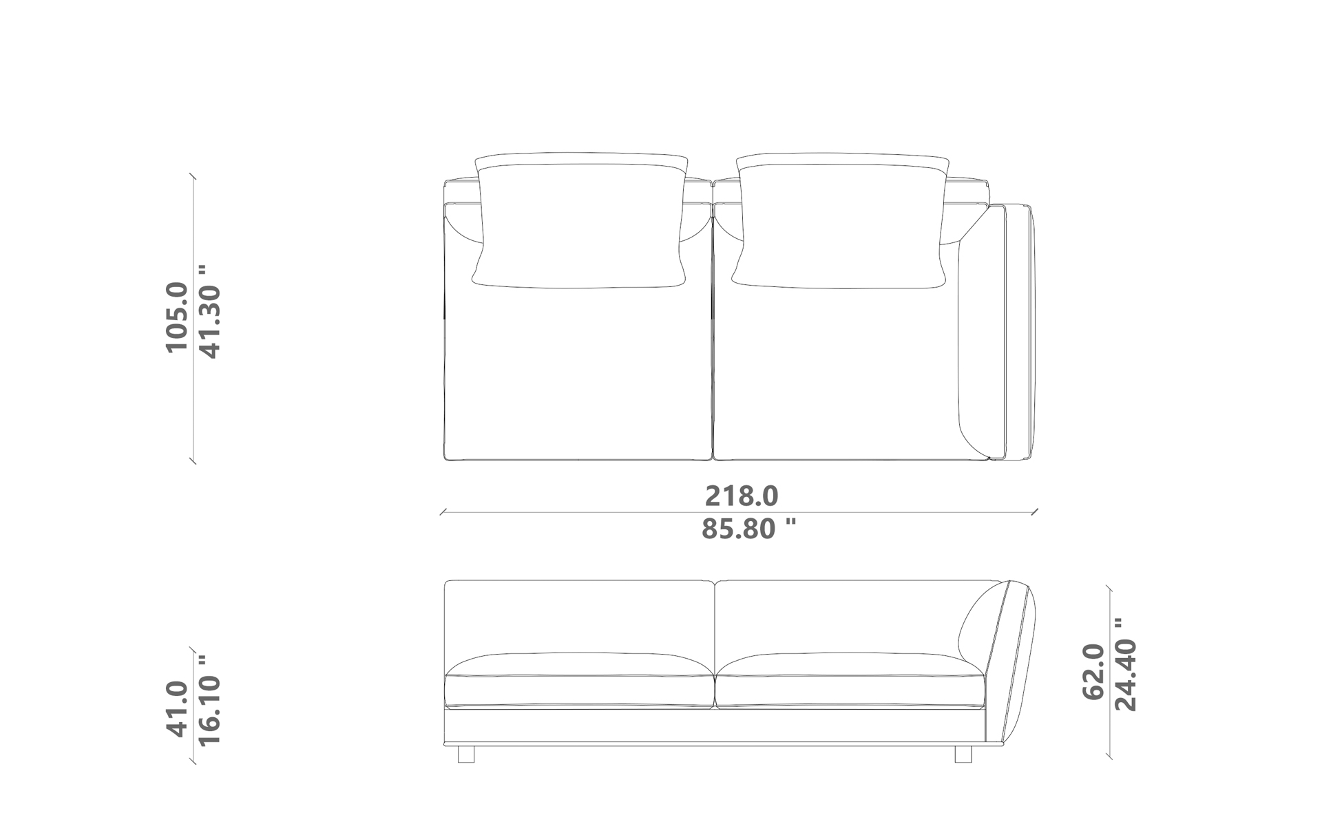 Miles sofa end/ corner 01 sx