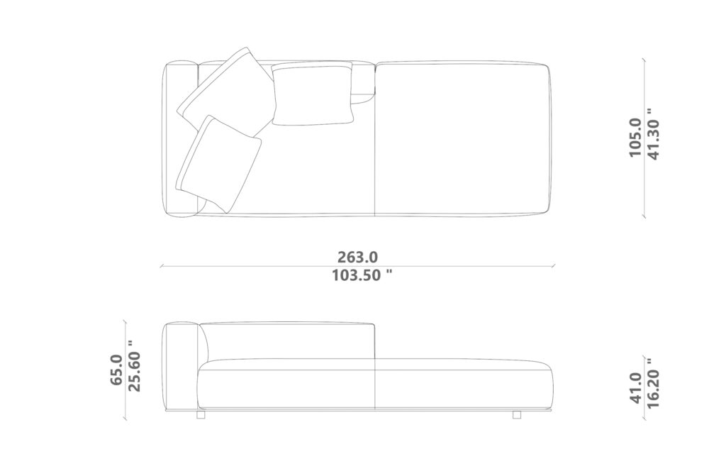 Paco sofa corner 02 dx