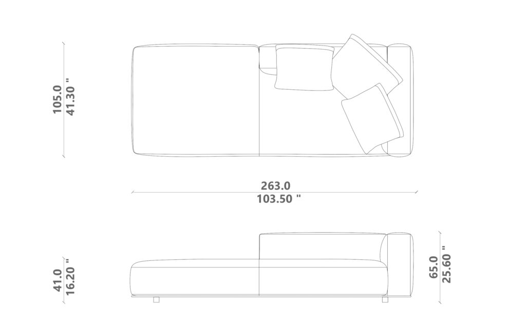 Paco sofa corner 02 sx