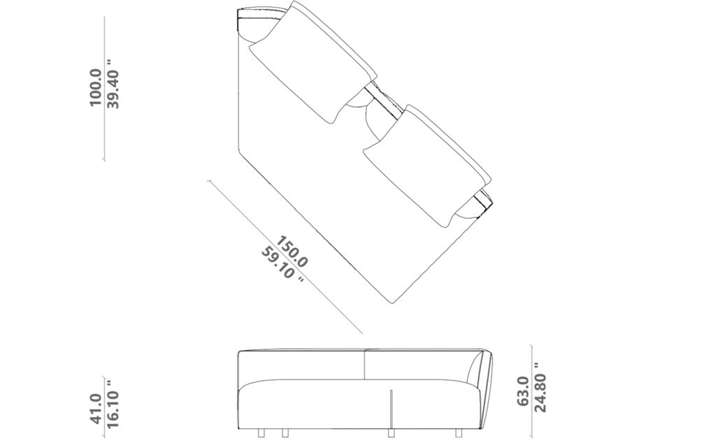 Tamashi sofa cx curvy 01 sx